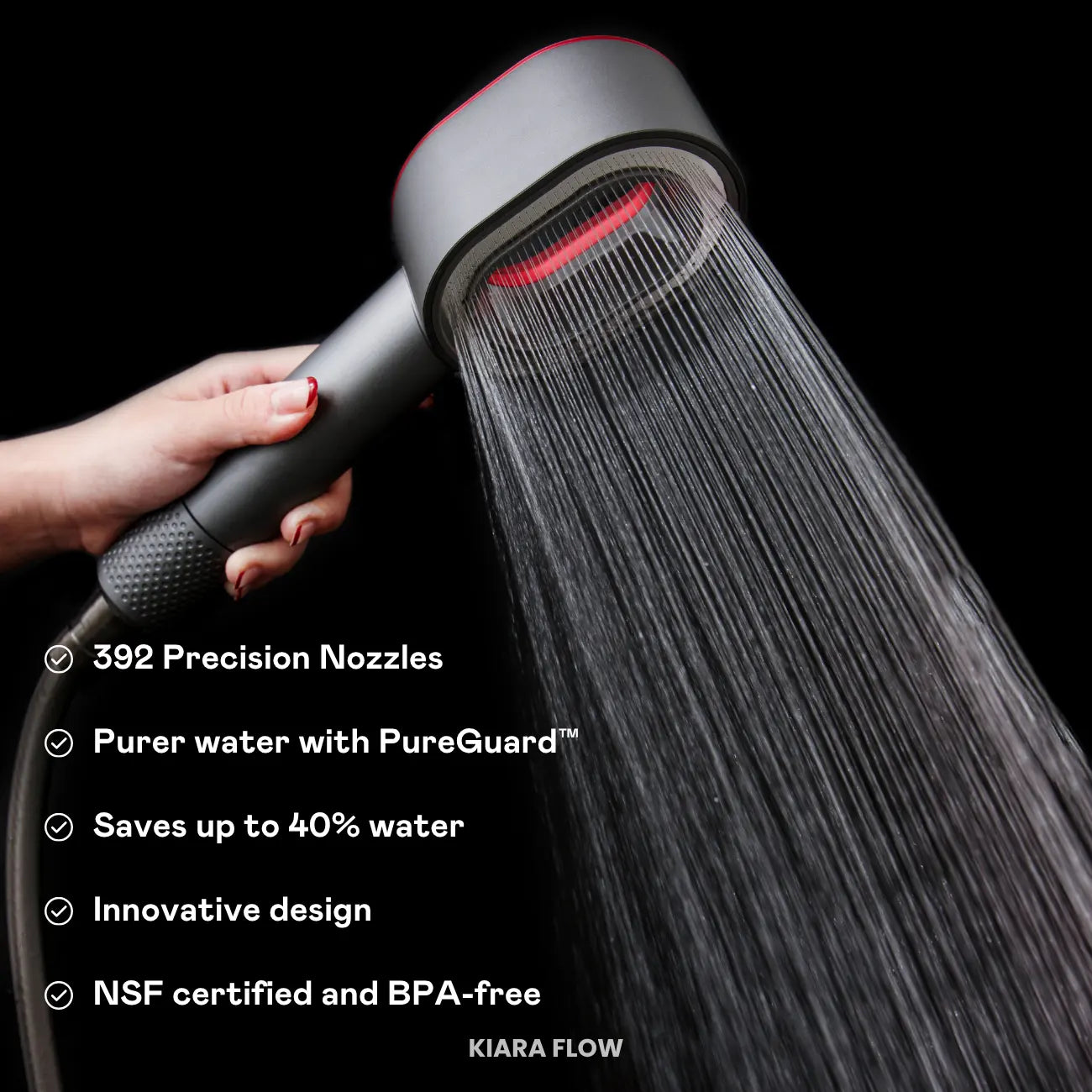 KIARA FLOW 3 in 1 Showerhead