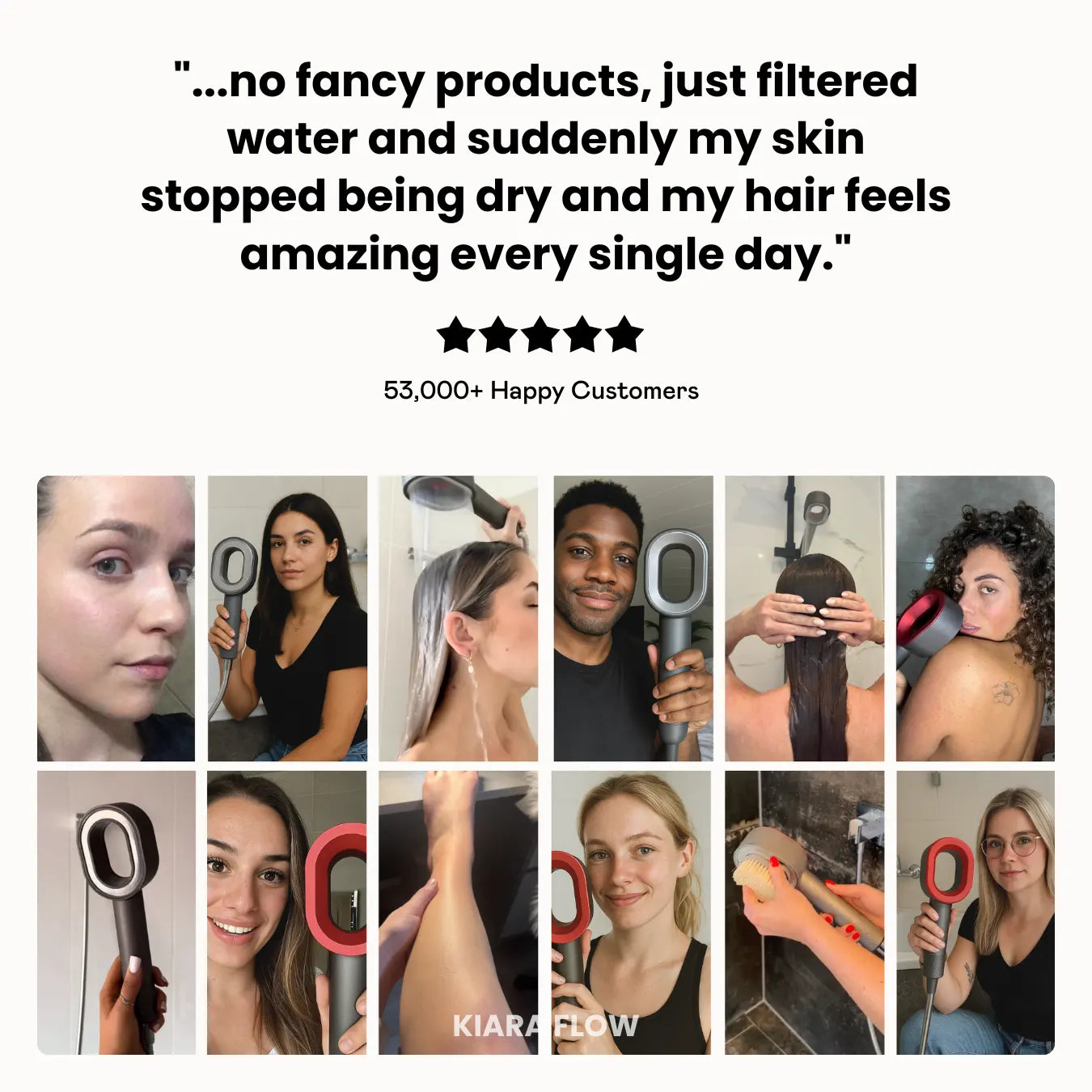 KIARA FLOW 3 in 1 Showerhead