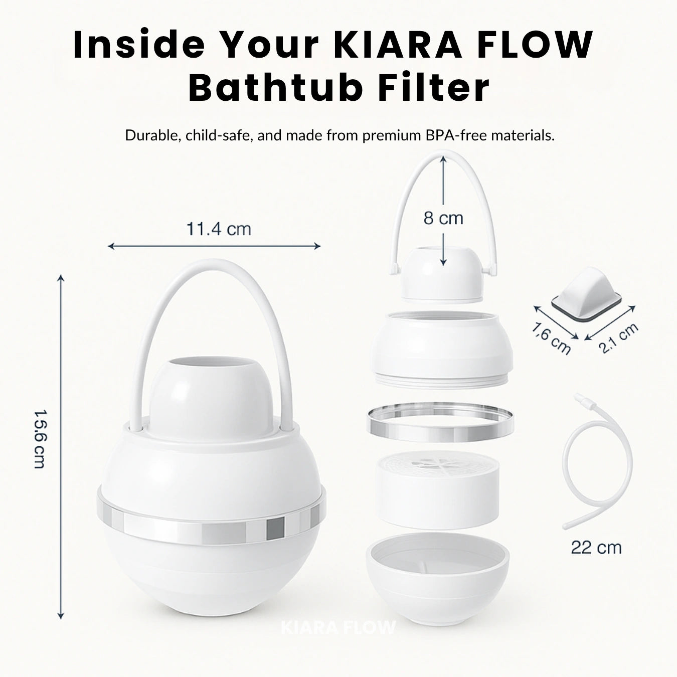 KIARA FLOW Bathtub Filter