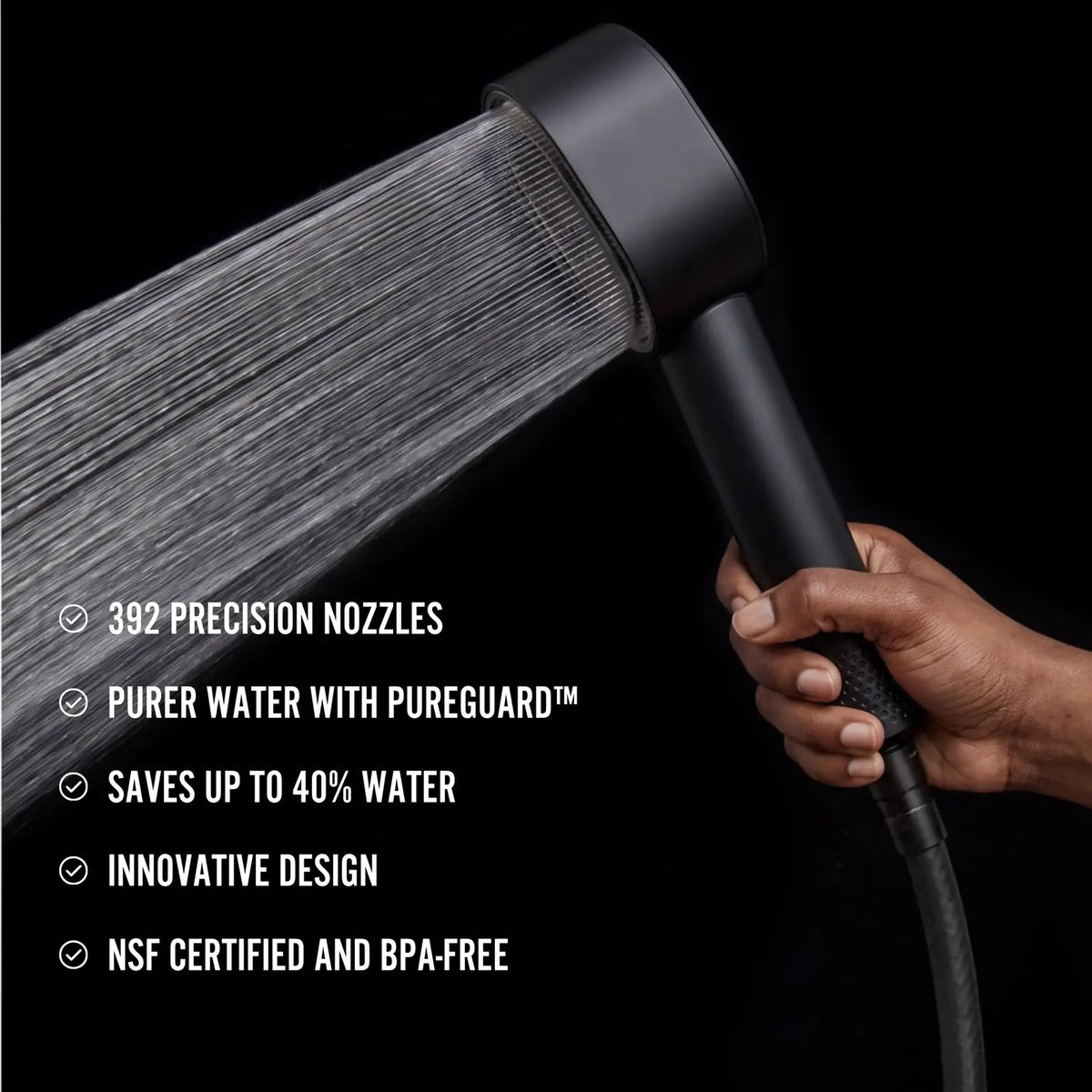 PUREGUARD Two-Stage Shower Filtration System